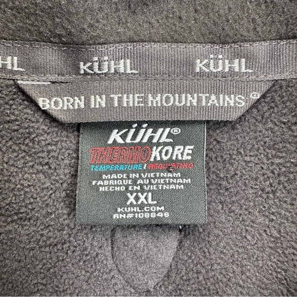 Kuhl THOR™ 1/4 Zip ThermoKore Fleece Size XXL Charcoal Grey - Picture 6 of 6